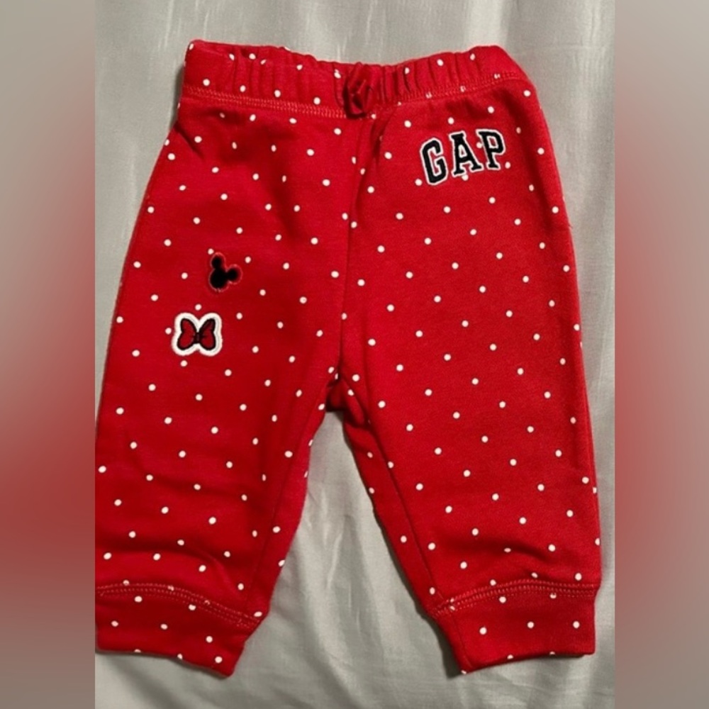 Disney x Baby Gap Minnie Mouse pants. Size 3-6 months